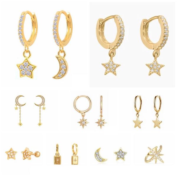hoop & huggie canner 925 sterling silver star earrings for women 2021 trend pendientes ear piercing stud fine jewelry oorbellen, Golden;silver
hoop & huggie canner 925 sterling silver star earrings for women 2021 trend pendientes ear piercing stud fine jewelry oorbellen, Golden;silver