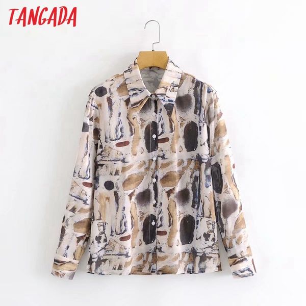 women retro print chiffon long sleeve chic female casual loose shirt 2g11 210416, White
women retro print chiffon long sleeve chic female casual loose shirt 2g11 210416, White