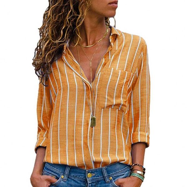 women's blouses & shirts casual blouse long sleeve stiped loose button women and vintage streetwear plus size s-5xl tunic 2021, White
women's blouses & shirts casual blouse long sleeve stiped loose button women and vintage streetwear plus size s-5xl tunic 2021, White