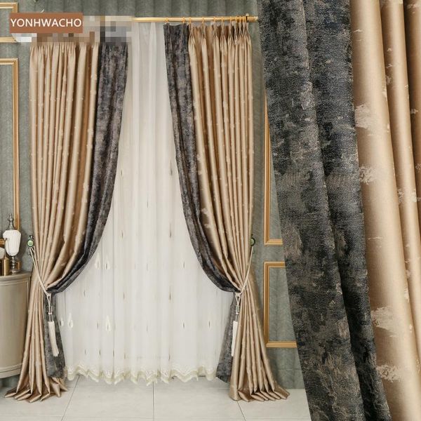 custom curtain luxury american simple high-class high-precision bedroom gold cloth blackout tulle panel c598 & drapes
custom curtain luxury american simple high-class high-precision bedroom gold cloth blackout tulle panel c598 & drapes
