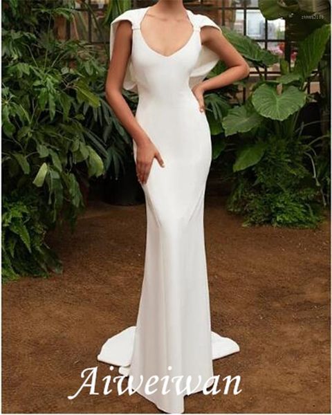 other wedding dresses mermaid / trumpet scoop neck floor length stretch satin sleeveless country simple with 20211, White
other wedding dresses mermaid / trumpet scoop neck floor length stretch satin sleeveless country simple with 20211, White