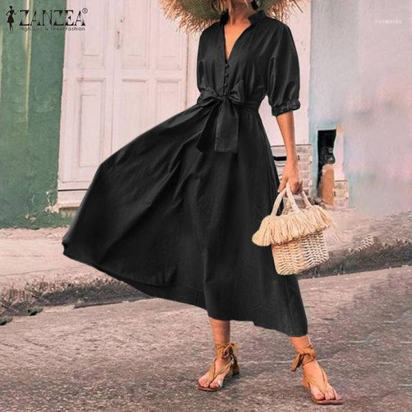 party dresses 2022 summer women's ball gown vintage lace up maxi vestidos casual solid long sundress oversized 5xl robe1, White;black
party dresses 2022 summer women's ball gown vintage lace up maxi vestidos casual solid long sundress oversized 5xl robe1, White;black