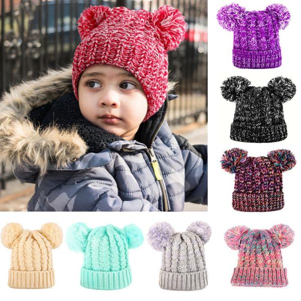 caps & hats 2021 baby hat cute elastic knitted autumn winter boy girl warm double pompom cap, Yellow
caps & hats 2021 baby hat cute elastic knitted autumn winter boy girl warm double pompom cap, Yellow