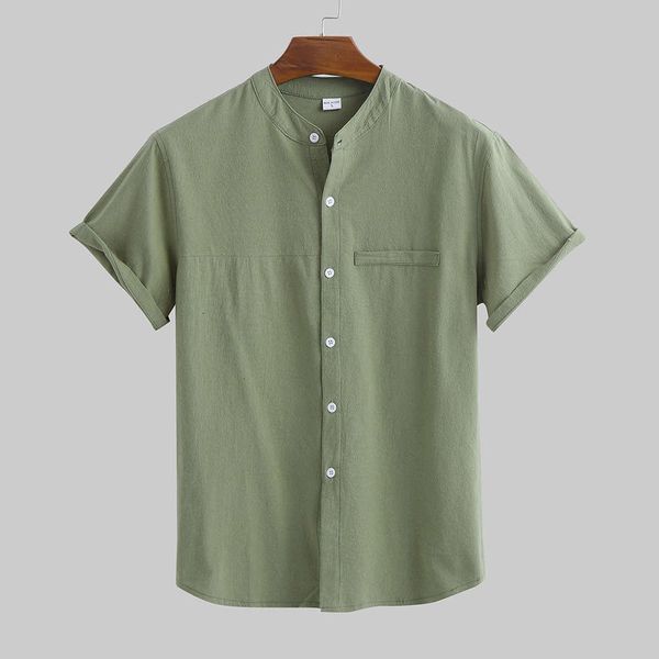 men's casual shirts shirt linen short sleeve stand collar summer thin loose cotton hemp white small fresh leisure inch men 447b 4dhm, White;black
men's casual shirts shirt linen short sleeve stand collar summer thin loose cotton hemp white small fresh leisure inch men 447b 4dhm, White;black