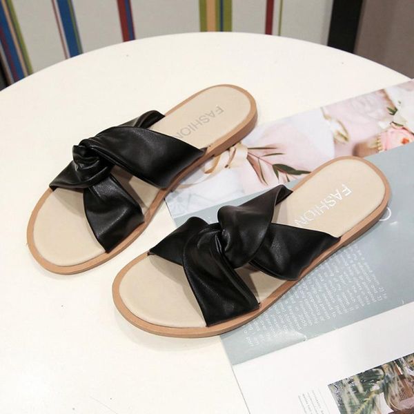 slippers summer casual fashion women flat soft-bottomed beach shoes open-toe, Black
slippers summer casual fashion women flat soft-bottomed beach shoes open-toe, Black