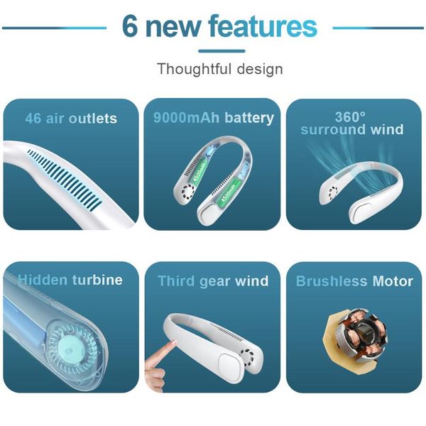 electric fans z50 mini neck fan portable bladeless rechargeable leafless hanging air cooler cooling wearable neckband
electric fans z50 mini neck fan portable bladeless rechargeable leafless hanging air cooler cooling wearable neckband