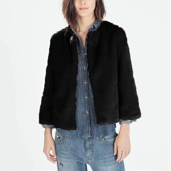 women fashion black cardigan jacket autumn winter o neck street wear office open stitch coat jackets xz2611 210525, Black;brown
women fashion black cardigan jacket autumn winter o neck street wear office open stitch coat jackets xz2611 210525, Black;brown
