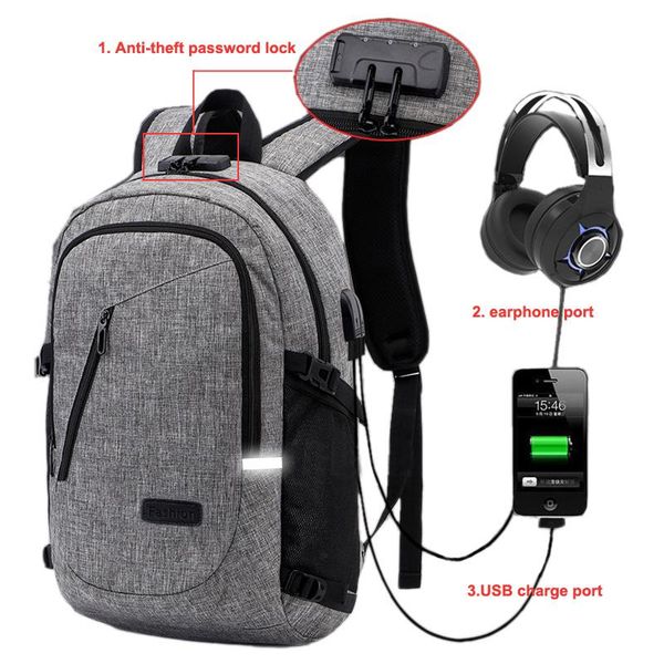 backpack men bag anti theft boy knapsack coded lock usb charging earphone interface lapmale travel schoolbag rucksack
backpack men bag anti theft boy knapsack coded lock usb charging earphone interface lapmale travel schoolbag rucksack