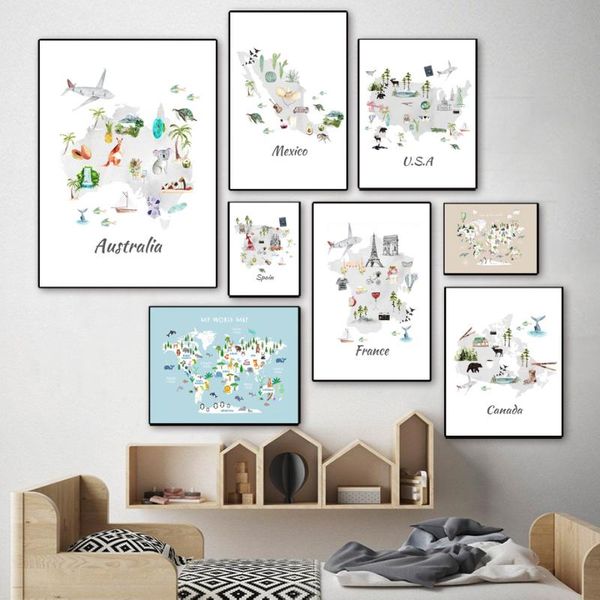paintings cartoon animals habitat wall art canvas painting nordic posters and prints continent pictures for kids room decor
paintings cartoon animals habitat wall art canvas painting nordic posters and prints continent pictures for kids room decor