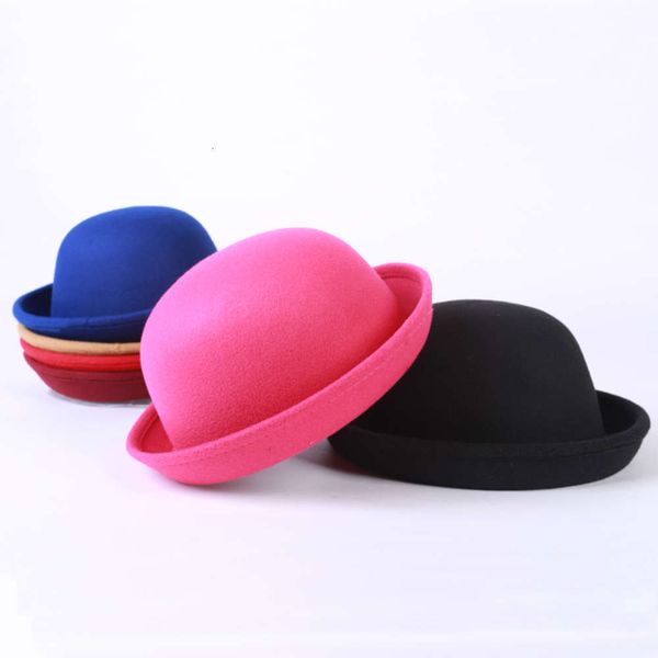 korean fashion women's spring and autumn curled felt british small round hat cute, Blue;gray
korean fashion women's spring and autumn curled felt british small round hat cute, Blue;gray