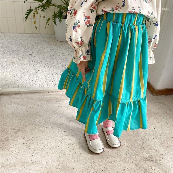 skirts 2021 spring girl striped baby skirt korean kids ruffles princess clothings1, Blue
skirts 2021 spring girl striped baby skirt korean kids ruffles princess clothings1, Blue