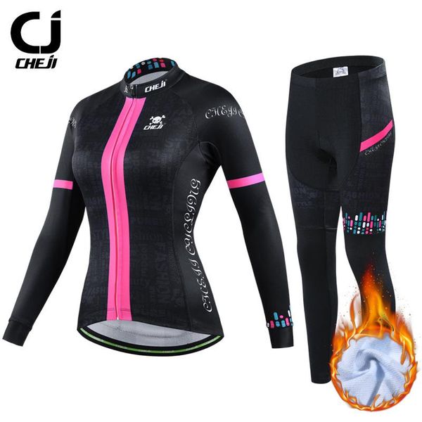 racing sets cheji women warm road bike jersey set winter thermal fleece cycling clothing long sleeve windproof dh mtb bicycle jackets, Black;blue
racing sets cheji women warm road bike jersey set winter thermal fleece cycling clothing long sleeve windproof dh mtb bicycle jackets, Black;blue