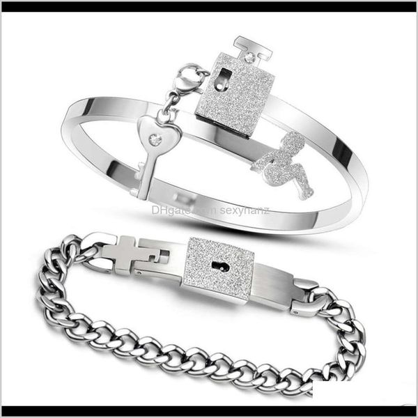 link, chain bracelets jewelry drop delivery 2021 link up to the sky concentric key interlock titanium steel couple heart lock frosted womens, Black
link, chain bracelets jewelry drop delivery 2021 link up to the sky concentric key interlock titanium steel couple heart lock frosted womens, Black