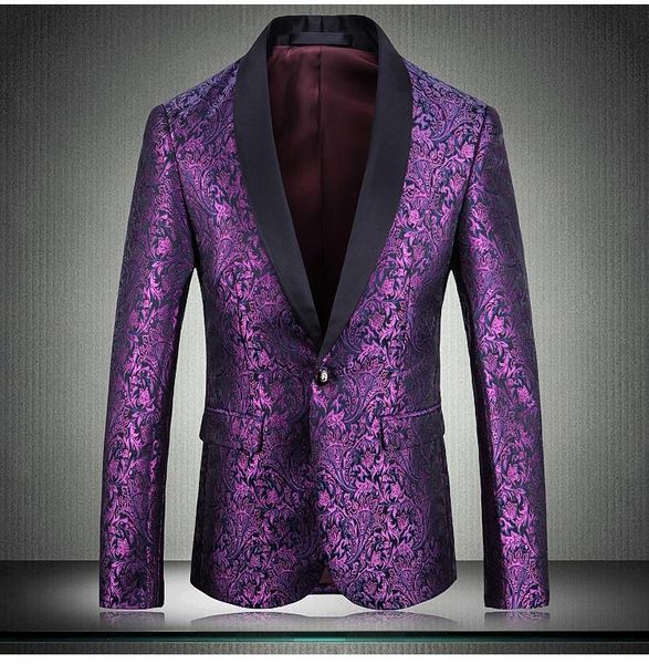 men's suits & blazers purple men blazer luxury jacquard and suit jackets plus size 4xl 5xl mens party costume singer man, White;black
men's suits & blazers purple men blazer luxury jacquard and suit jackets plus size 4xl 5xl mens party costume singer man, White;black