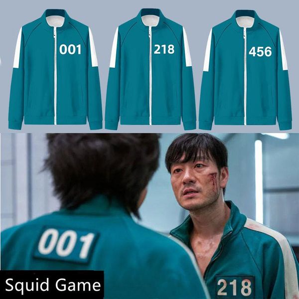 men's jackets halloween the squid game costume kdrama cosplay coat sportswear jacket 456 digital sweater 001 korean drama shirt clothes, Black;brown
men's jackets halloween the squid game costume kdrama cosplay coat sportswear jacket 456 digital sweater 001 korean drama shirt clothes, Black;brown