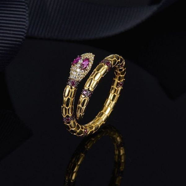 spirit snake ring crystal diamond gold snake series new brand personality creative finger ring jewelry, Golden;silver
spirit snake ring crystal diamond gold snake series new brand personality creative finger ring jewelry, Golden;silver