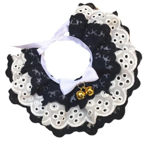 dog apparel cute three-layer lace bowknot small bell pet collar bib cat necklace decor home fashion neck
dog apparel cute three-layer lace bowknot small bell pet collar bib cat necklace decor home fashion neck