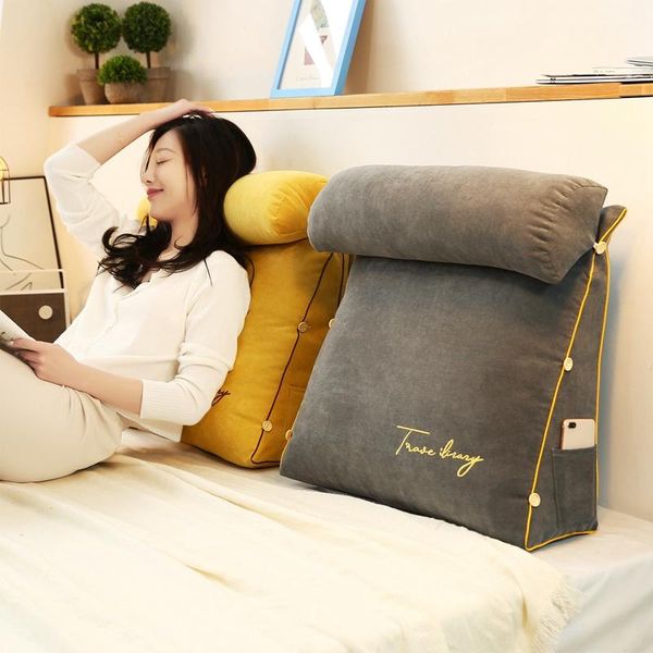 pillow triangle reading sofa waist cushion embroidery wedge backrest soft back rest bed
pillow triangle reading sofa waist cushion embroidery wedge backrest soft back rest bed