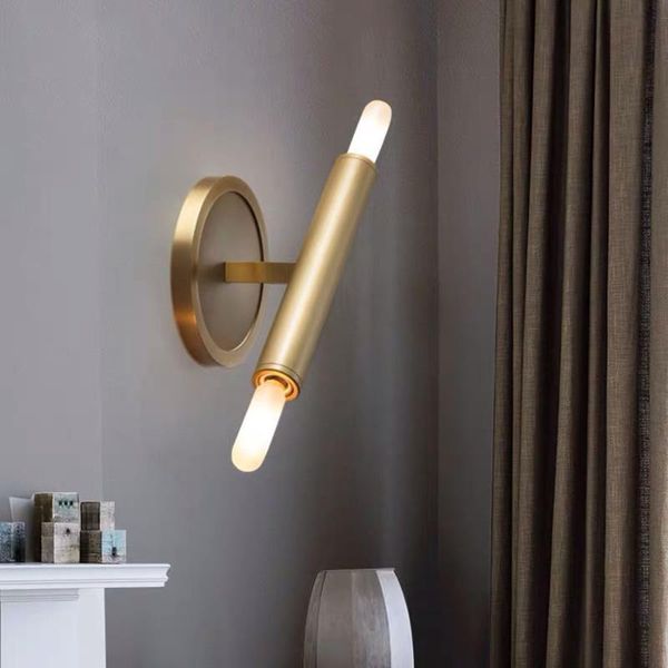 modern all-copper wall light nordic simple led lamp e14 base bulb living room bedroom bedside corridor aisle sconce
modern all-copper wall light nordic simple led lamp e14 base bulb living room bedroom bedside corridor aisle sconce