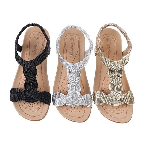 sandals woman summer casual flat shoes 2021 fashion handmade outdoor beach elastic band ladies low heels with, Black
sandals woman summer casual flat shoes 2021 fashion handmade outdoor beach elastic band ladies low heels with, Black