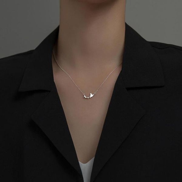 chains est 925 sterling silver fashion simple butterfly pendant clavicle necklaces for women girls party choker jewelry 3m107
chains est 925 sterling silver fashion simple butterfly pendant clavicle necklaces for women girls party choker jewelry 3m107