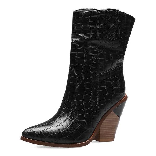 boots crocodile skin printing women ankle fashion pointed toe leather zipper 2021 pu casual simple shoes botas, Black
boots crocodile skin printing women ankle fashion pointed toe leather zipper 2021 pu casual simple shoes botas, Black