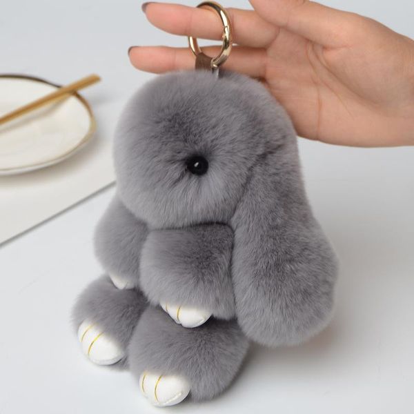 keychains 15cm cute pluff keychain rex fur chains for women handbag toys soft doll pom lovely pompom, Silver
keychains 15cm cute pluff keychain rex fur chains for women handbag toys soft doll pom lovely pompom, Silver