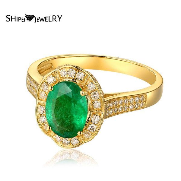 cluster rings shipei luxury 925 sterling silver emerald oual gemstone wedding fine jewelry engagement vintage 18k yellow gold ring for women, Golden;silver
cluster rings shipei luxury 925 sterling silver emerald oual gemstone wedding fine jewelry engagement vintage 18k yellow gold ring for women, Golden;silver