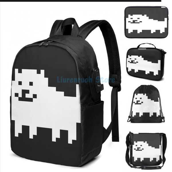 funny graphic print undertale annoying dog usb charge backpack men school bags women bag travel laptop
funny graphic print undertale annoying dog usb charge backpack men school bags women bag travel laptop