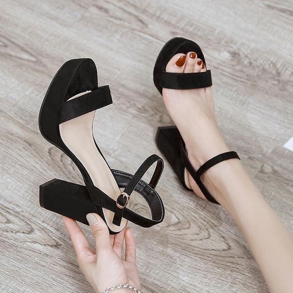 sandals 2021spring summer gladiator office high heels woman buckle strap pumps suede open toe casual women shoes red black beige
sandals 2021spring summer gladiator office high heels woman buckle strap pumps suede open toe casual women shoes red black beige