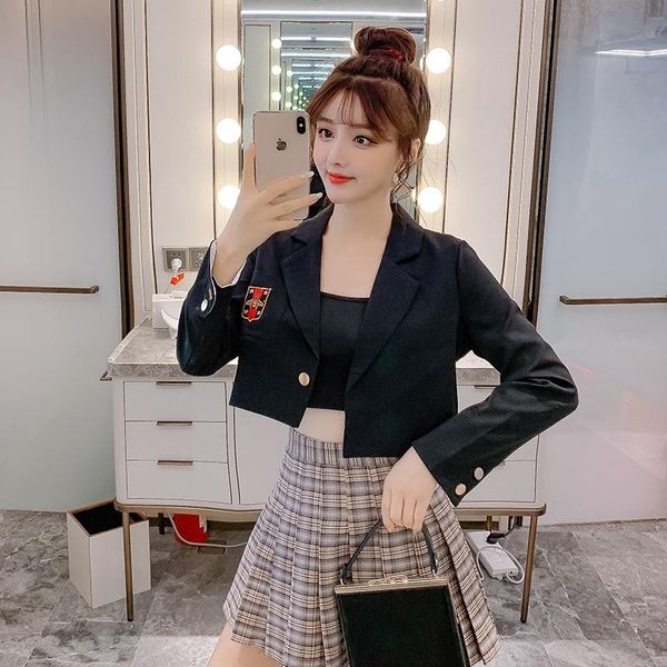 women's jackets 2021 coat suit sweet fresh short goddess temperament autumn, Black;brown
women's jackets 2021 coat suit sweet fresh short goddess temperament autumn, Black;brown
