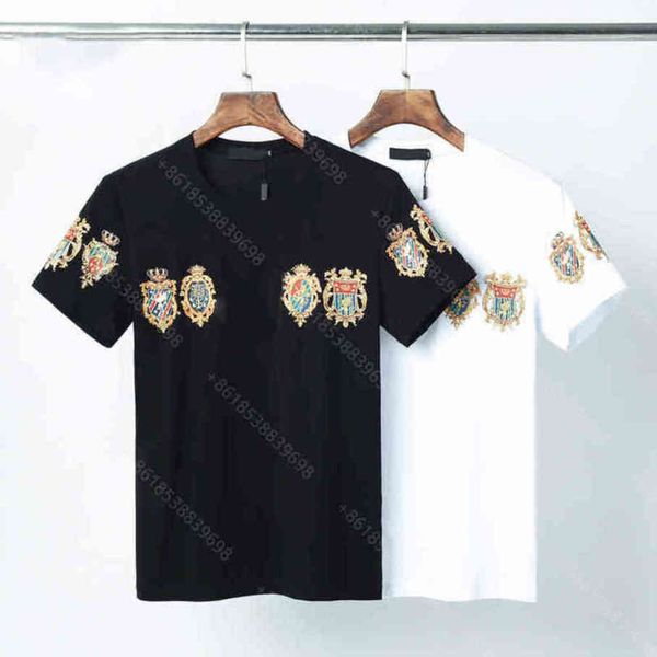 famous brand cotton men t shirt designer round neck men's t-shirt european and american fashion letters printed logo summer casual coup, Black;brown
famous brand cotton men t shirt designer round neck men's t-shirt european and american fashion letters printed logo summer casual coup, Black;brown