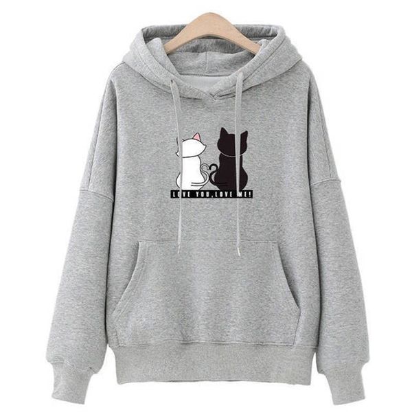 hooded sweater autumn and winter 2019 korean loose women's versatile new student plush, Black
hooded sweater autumn and winter 2019 korean loose women's versatile new student plush, Black