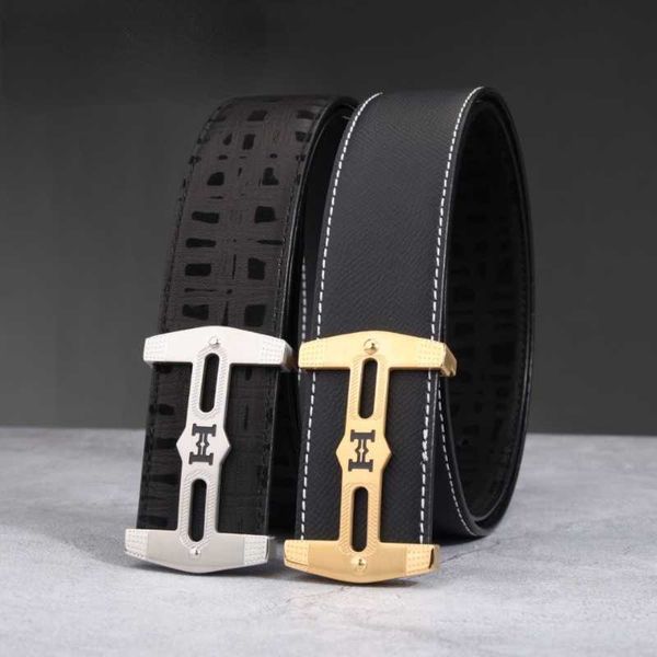 belts h belt for men layer reversible leather ceinture homme cuir luxe 1.5 inch wide male waist strap cinto masculino, Black;brown
belts h belt for men layer reversible leather ceinture homme cuir luxe 1.5 inch wide male waist strap cinto masculino, Black;brown
