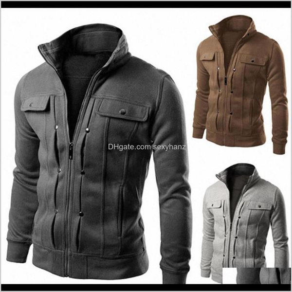 vests & mens clothing apparel drop delivery 2021 fashion autumn winter jackets coat stand collar slim designed lapel zipper long sleeve coat, Black;white
vests & mens clothing apparel drop delivery 2021 fashion autumn winter jackets coat stand collar slim designed lapel zipper long sleeve coat, Black;white