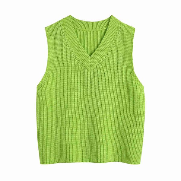 spring women knitted sleeveless v-neck sweater vest chic lady fashion casual clothes 210517, Black;white
spring women knitted sleeveless v-neck sweater vest chic lady fashion casual clothes 210517, Black;white