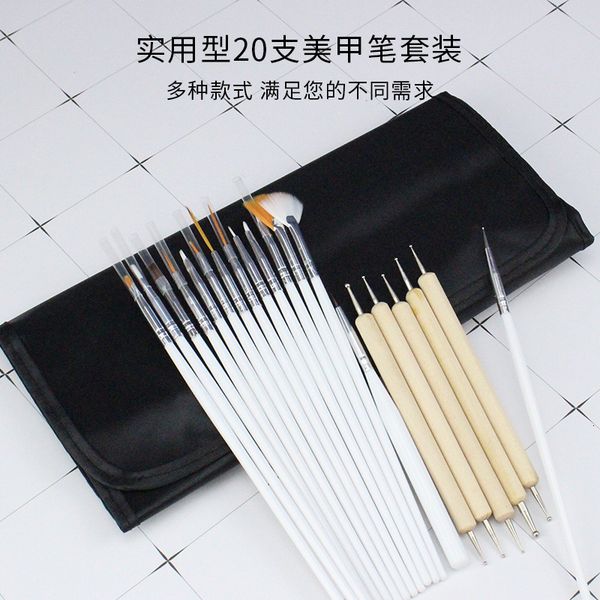 brush 20 nail pieces of tool set, painting potherapy wire drawing point drilling pen, flower gradient pen
brush 20 nail pieces of tool set, painting potherapy wire drawing point drilling pen, flower gradient pen
