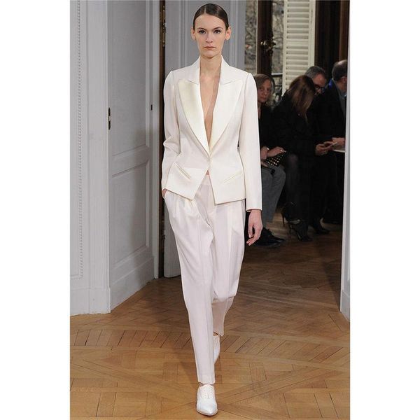 white 2 piece set women business suits blazer satin lapel female office uniform trouser suit b236 women's two pants
white 2 piece set women business suits blazer satin lapel female office uniform trouser suit b236 women's two pants