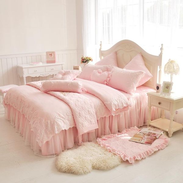bedding sets rhinestone princess duvet cover king size 4/7pcs pink lace set luxury bedspread bed cotton linen skirts with
bedding sets rhinestone princess duvet cover king size 4/7pcs pink lace set luxury bedspread bed cotton linen skirts with