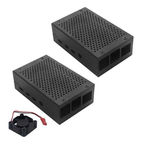 aluminum alloy enclosure cover metal case silver or black with cooling fan heatsinks for raspberry pi 4b 4 model b lappads
aluminum alloy enclosure cover metal case silver or black with cooling fan heatsinks for raspberry pi 4b 4 model b lappads
