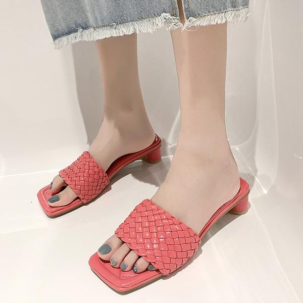 slippers rimocy fashion woven ladies low heel and sandals soft bottom square toe summer slides women outdoor party shoes woman, Black
slippers rimocy fashion woven ladies low heel and sandals soft bottom square toe summer slides women outdoor party shoes woman, Black