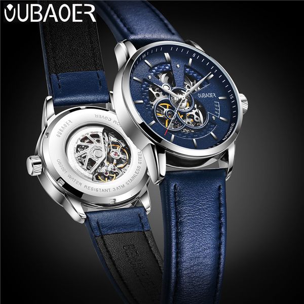 oubaoer automatic mechanical men clock fire luxury real leather gentlemen s military sports skeleton male 2001, Slivery;brown
oubaoer automatic mechanical men clock fire luxury real leather gentlemen s military sports skeleton male 2001, Slivery;brown