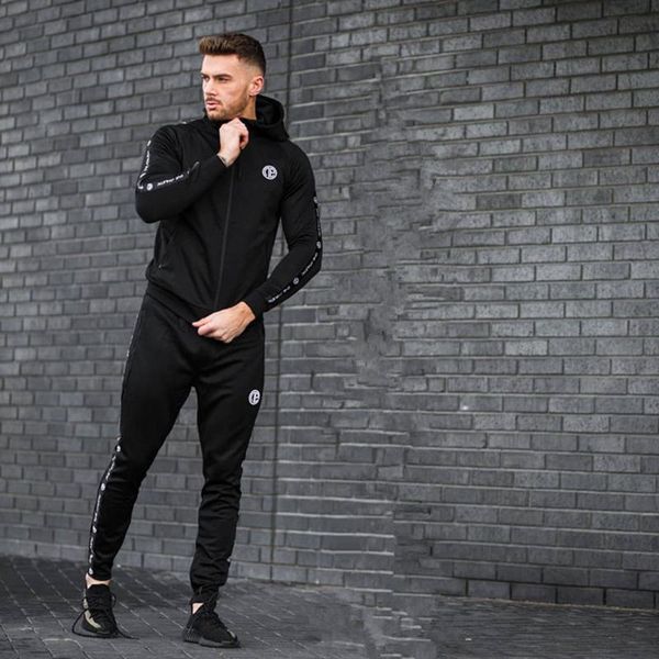 men's tracksuits mens track suit set running sports sweatshirt gym fitness bodybuilding hoodies sportswear casual zipper jacket autumn, Gray
men's tracksuits mens track suit set running sports sweatshirt gym fitness bodybuilding hoodies sportswear casual zipper jacket autumn, Gray