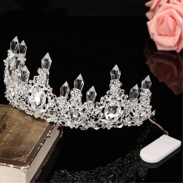 other led light tiaras crystal rhinestone wedding hair accessories crown, Golden;white
other led light tiaras crystal rhinestone wedding hair accessories crown, Golden;white