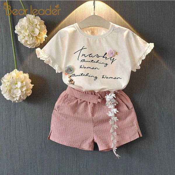 bear leader summer girls sets children fashion flower&letter t-shirt with short pants 2pcs casual kid clothes for girl 3-7 y 210708, White
bear leader summer girls sets children fashion flower&letter t-shirt with short pants 2pcs casual kid clothes for girl 3-7 y 210708, White