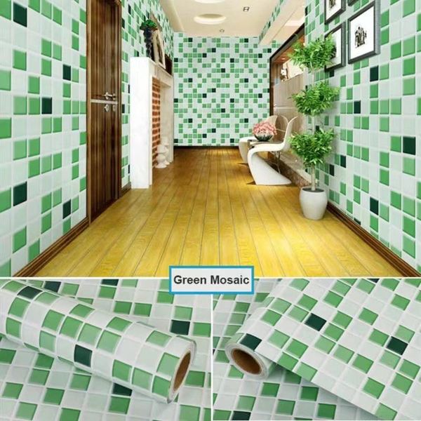 Wallpapers Pvc Waterproof Self Adhesive Kitchen Oil-Proof Bathroom Toilet Wall Sticker Blue Mosaic Imitation Tile Pattern
Wallpapers Pvc Waterproof Self Adhesive Kitchen Oil-Proof Bathroom Toilet Wall Sticker Blue Mosaic Imitation Tile Pattern