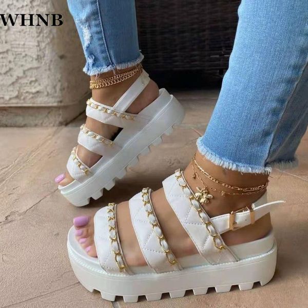 sandals luxury trendy women thick platform wedges heel pu leather metal height increasing beach casual sandalias mujer, Black
sandals luxury trendy women thick platform wedges heel pu leather metal height increasing beach casual sandalias mujer, Black