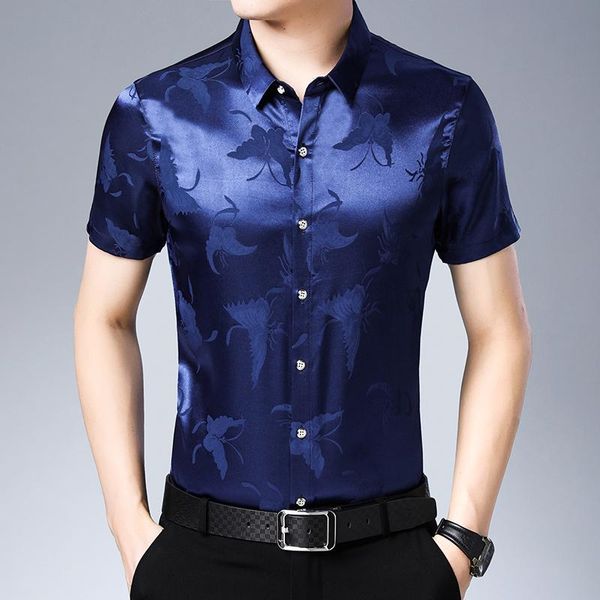 men's casual shirts summer men butterfly print silk cotton short sleeve shirt slim fit chemise homme drop c783, White;black
men's casual shirts summer men butterfly print silk cotton short sleeve shirt slim fit chemise homme drop c783, White;black