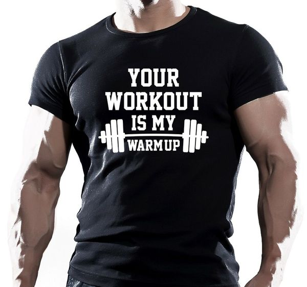 your workout - gym training bodybuilding motivation t-shirt clothing tee, White;black
your workout - gym training bodybuilding motivation t-shirt clothing tee, White;black