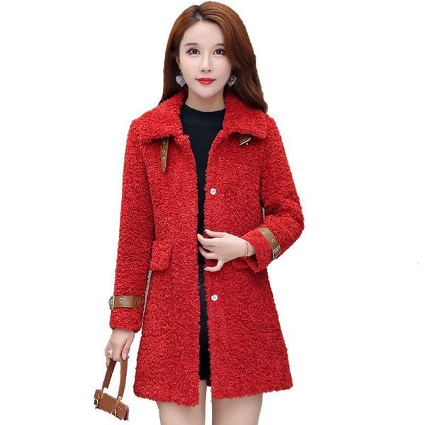women's wool & blends women imitation lamb en coat female autumn winter overcoat femme korean version loose jacket plus size a ewvn, Black
women's wool & blends women imitation lamb en coat female autumn winter overcoat femme korean version loose jacket plus size a ewvn, Black